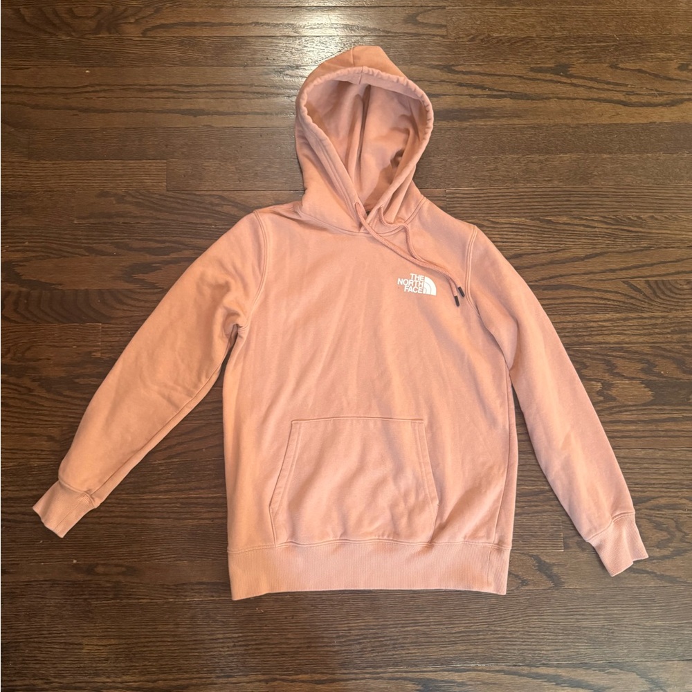 The North Face Peach Pullover Hoodie size S worn once